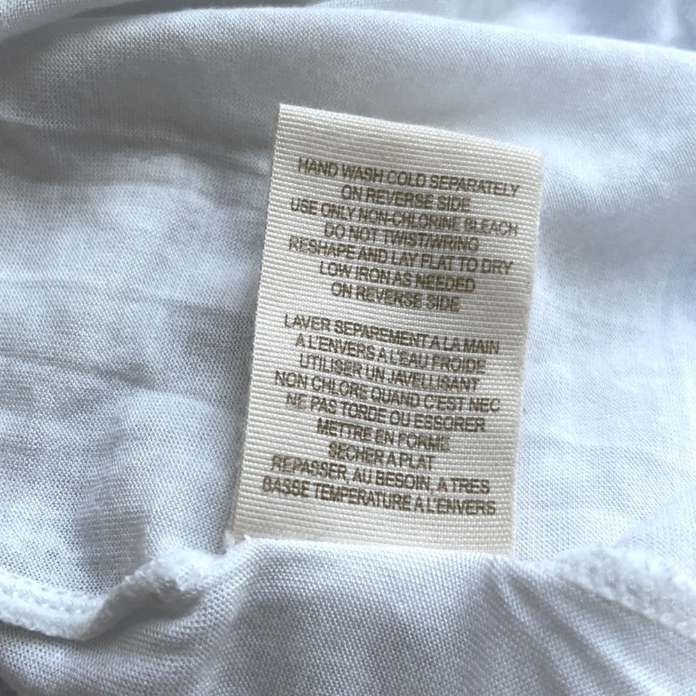 Free People Shimmery White Tank Top - Picture 7 of 8